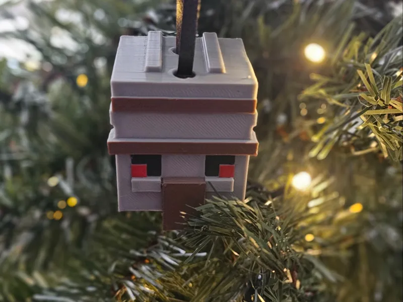 Minecraft Xmas Tree Decoration Iron Golem