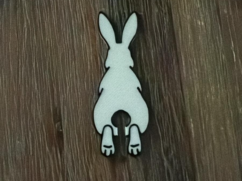 Bunny Butt Bread Clip