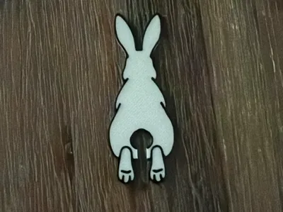 Bunny Butt Bread Clip