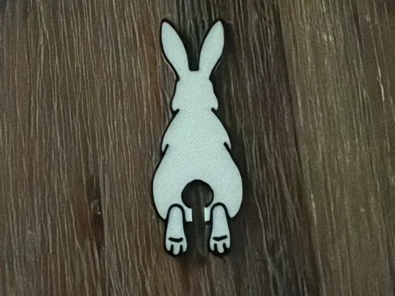 Bunny Butt Bread Clip