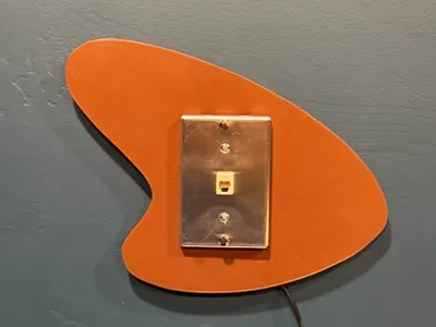 Mid Century Modern Design Rotary Phone Wall Mount