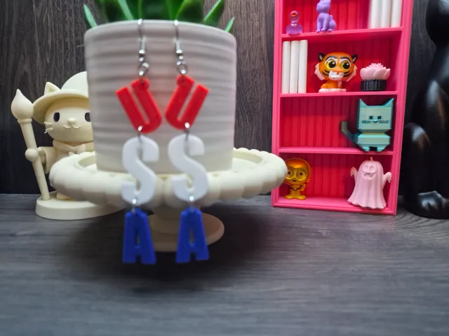 USA earrings