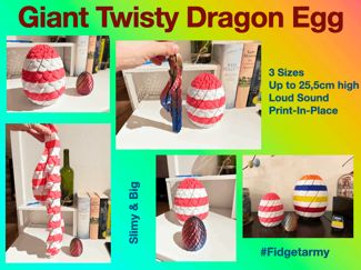 Giant Twisty Dragon Egg Fidget