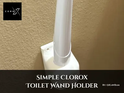 Simple Clorox Toilet Wand Holder