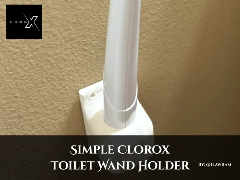 Simple Clorox Toilet Wand Holder