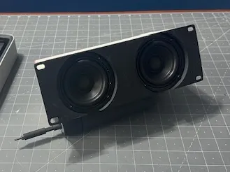2U - Dual 3inch speaker enclosure for 10inch rack