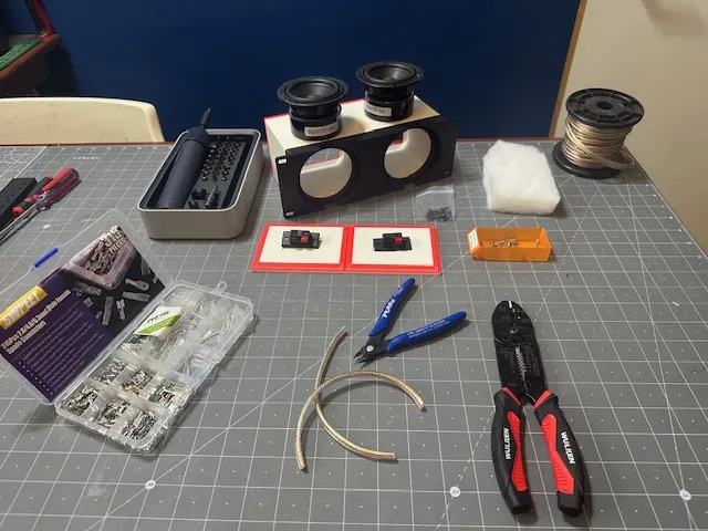 2U - Dual 3inch speaker enclosure for 10inch rack - Free 3D Print Model ...