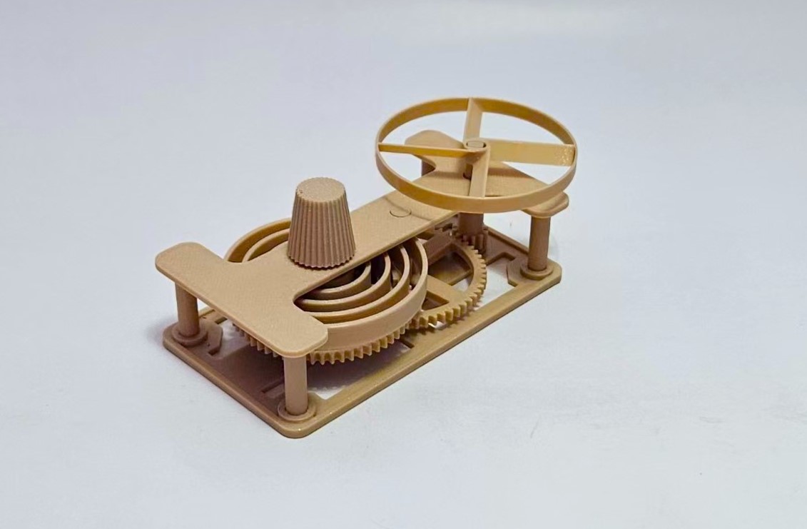 Miniatura 2 do modelo 3D 陀螺风车发射器发条旋转风车玩具