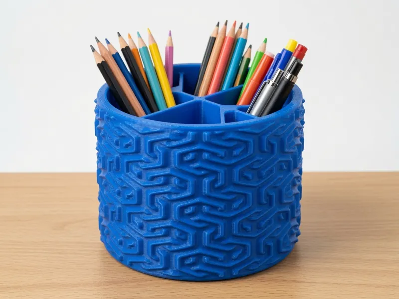 Intricate Maze Pencil Holder