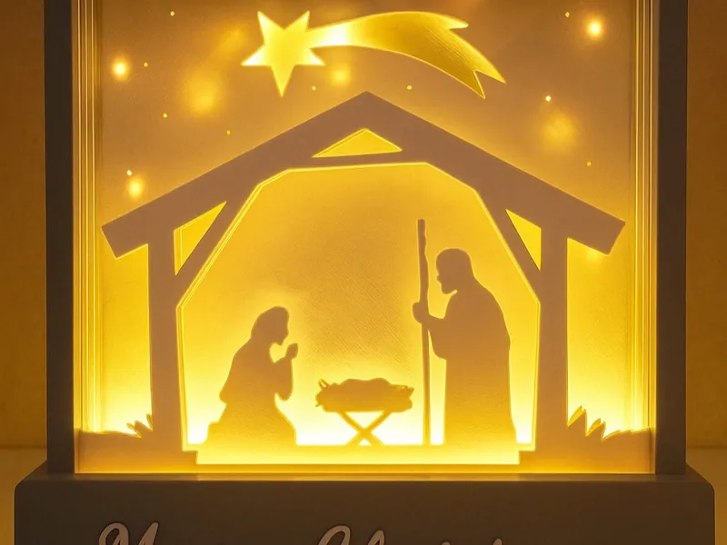 shadowbox Nativity