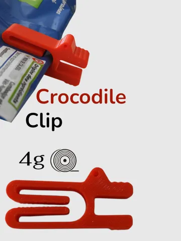 Clip o pieza de sujeción: crocodile clip — vista de referencia 2
