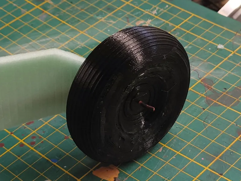 RC Plane tire light, TPU print flexible Bushplane