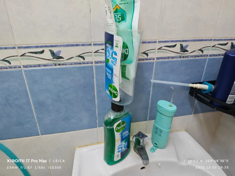 dettol body wash connector cap 