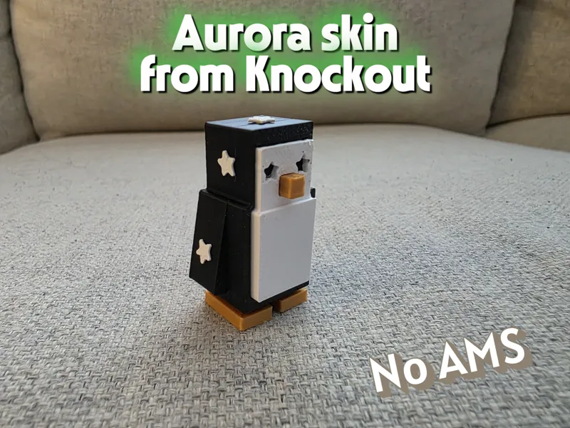 Aurora skin from the Roblox Game Knockout