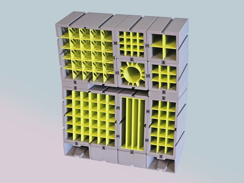 Modular desk organizer - ModBlox