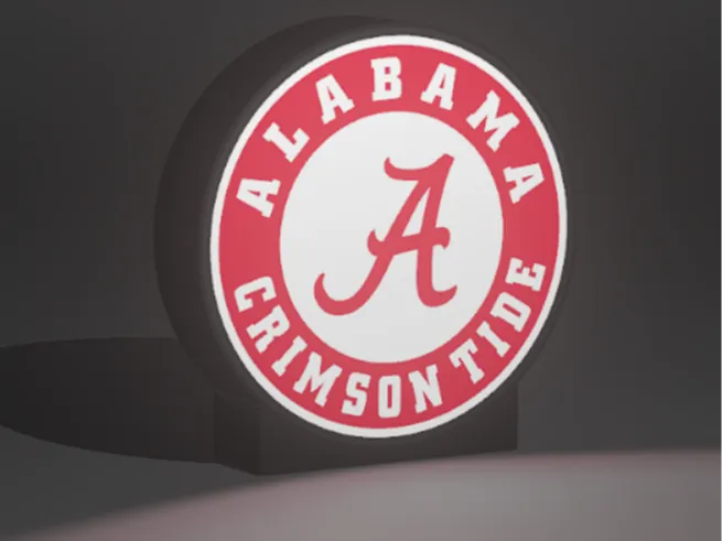 Alabama Crimson Tide Football LightBox