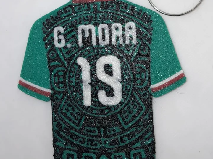 Llavero Editable playera selección de México