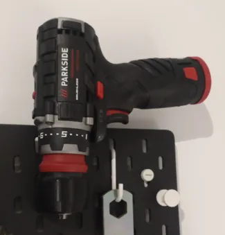 Mount for the Parkside X12V Team Drill IKEA SKADIS