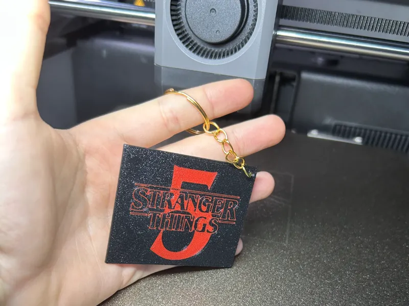 Stranger Things 5 keychain