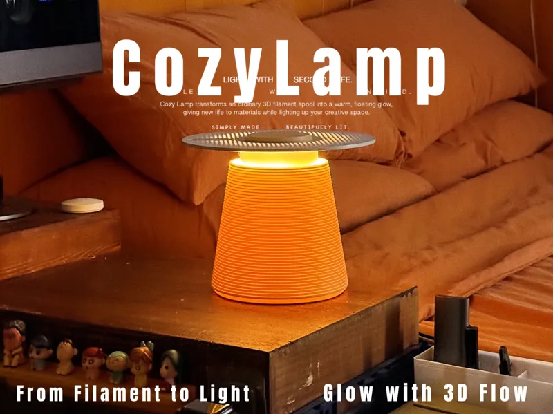 3D料盘悬光灯（Cozy Lamp）
