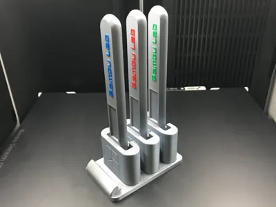 Bambu scraper holder for multiple scrapers
