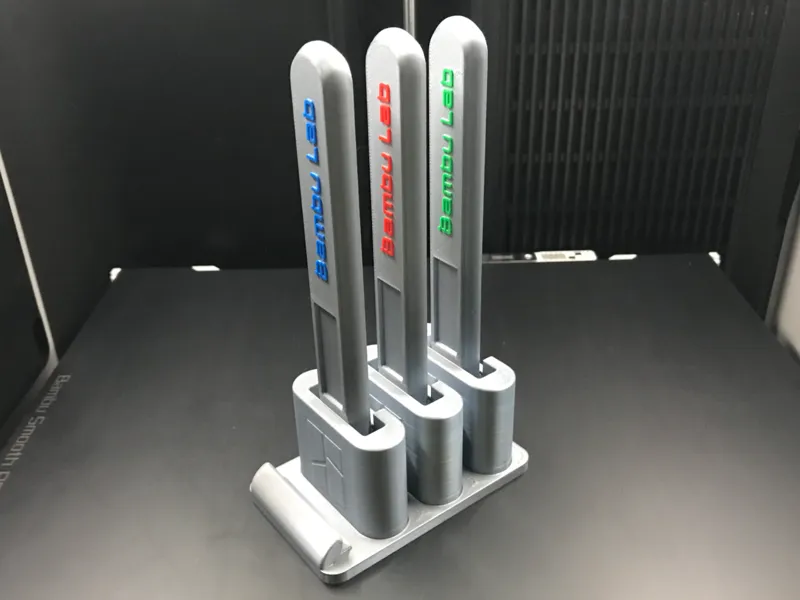 Bambu scraper holder for multiple scrapers