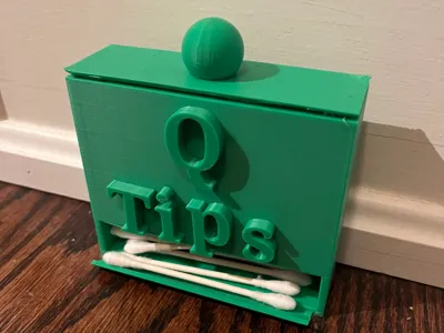 Q Tip Dispenser