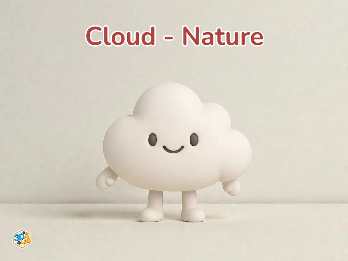 Cloud - Nature - Free 3D Print Model - MakerWorld