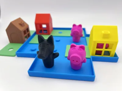 board game for children——three piggies