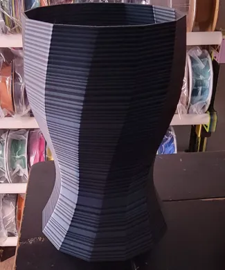 wide twist vase