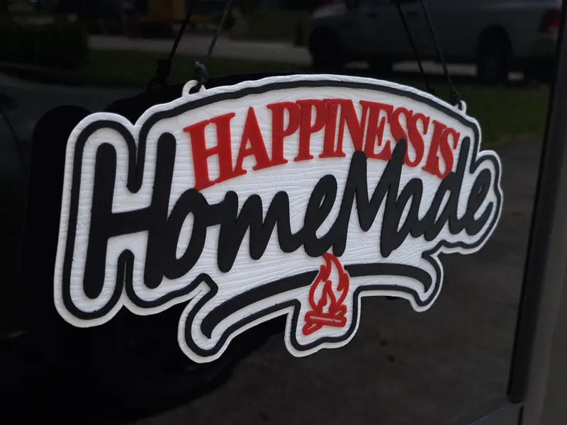 Happiness Is HomeMade Sign