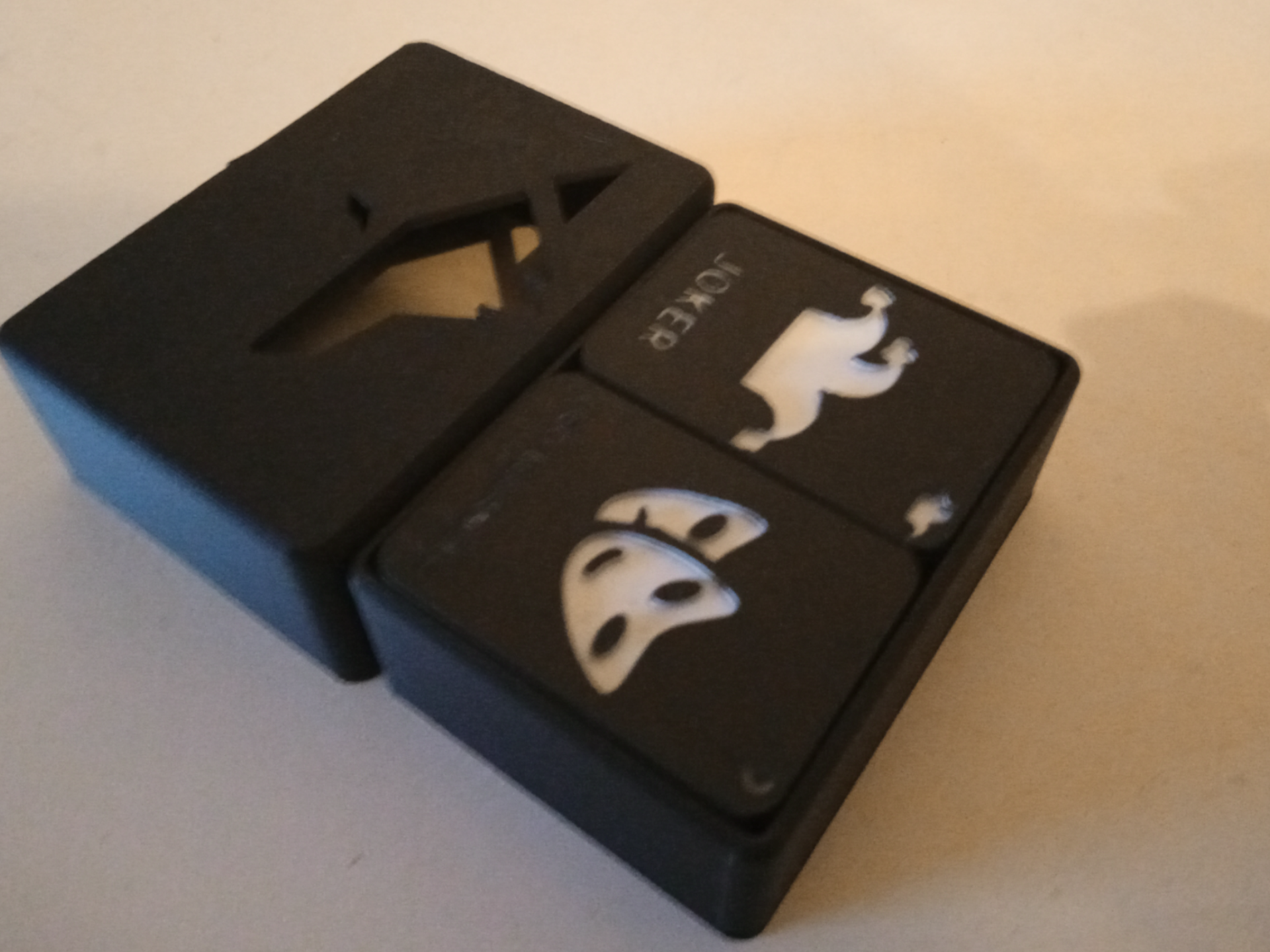 One night werewolf 3D printed cards