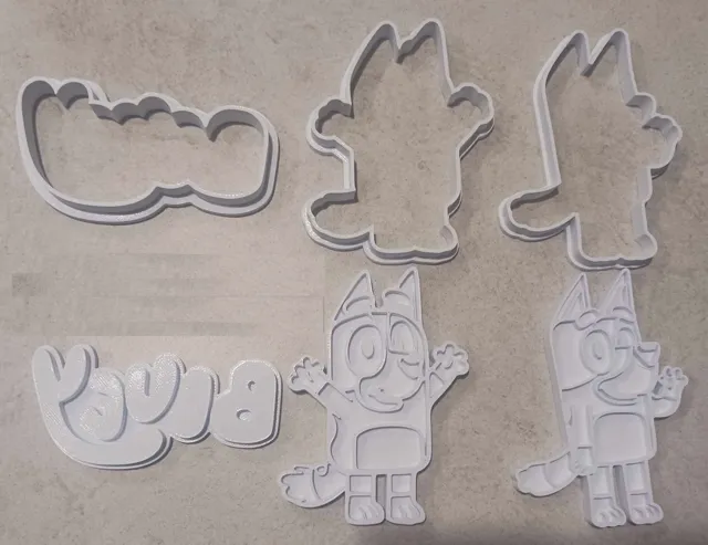 Bluey Cookie Cutters and Stamps