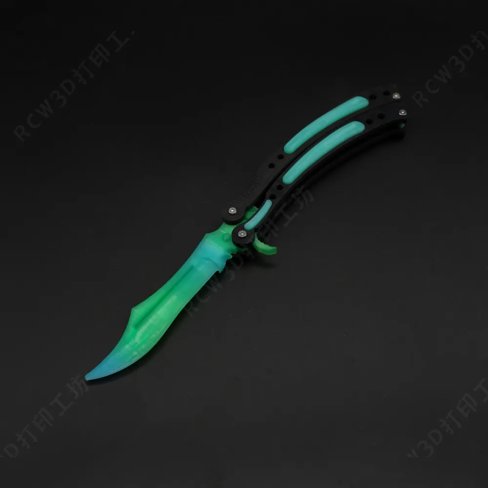 CSGO CS2 butterfly knife metal screw connection version by 趣创3D打印工作室 ...