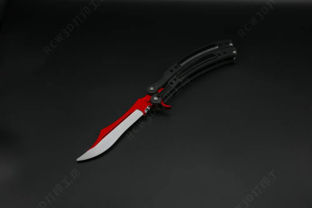 CSGO CS2 butterfly knife metal screw connection version by 趣创3D打印工作室 ...