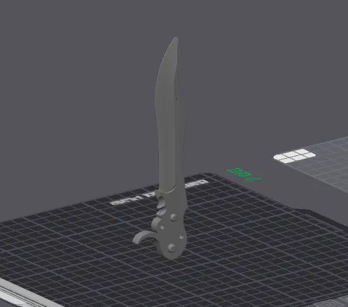 CSGO CS2 butterfly knife metal screw connection version by 趣创3D打印工作室 ...