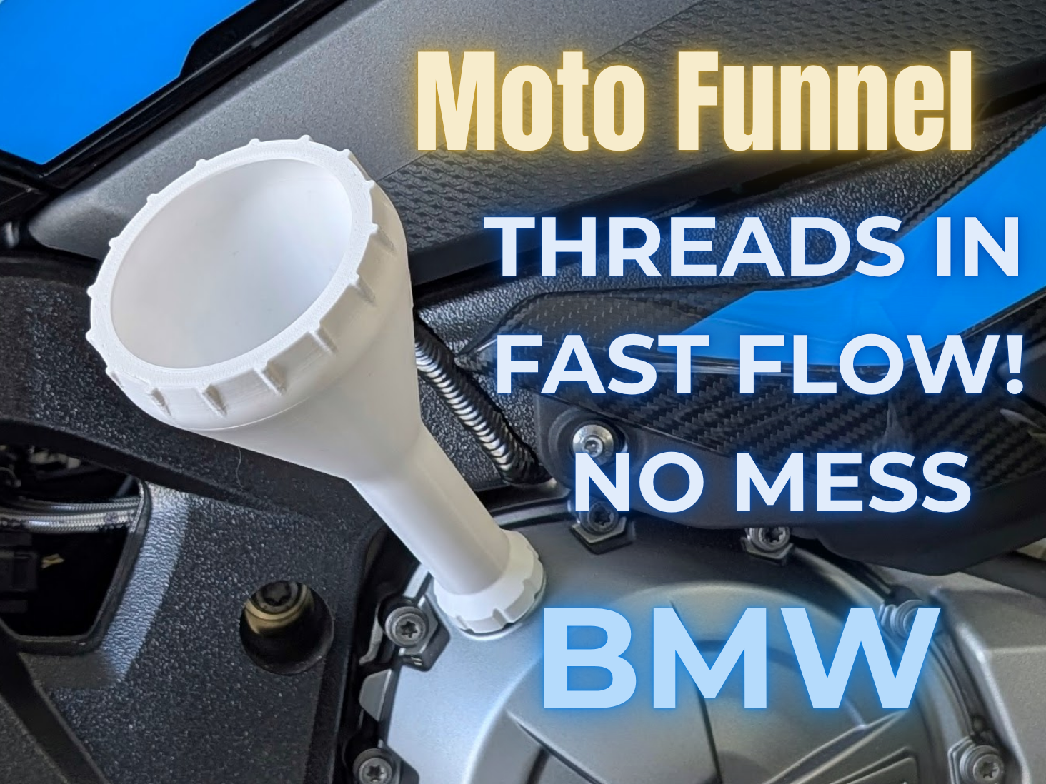 BMW Motorrad Oil Funnel - Thread-In 