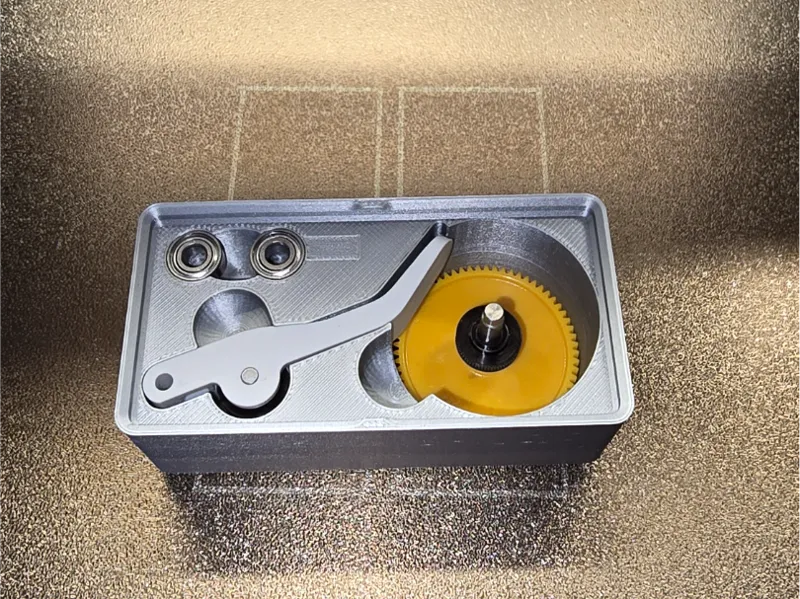 Gridfinity - Bambu Lab A1 Extruder Gear holder