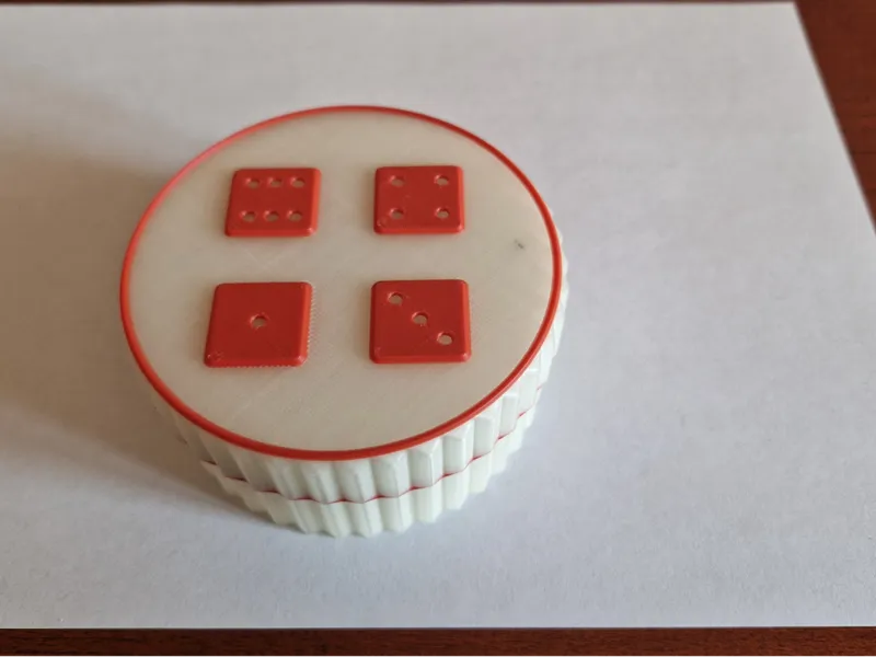 a box of dice