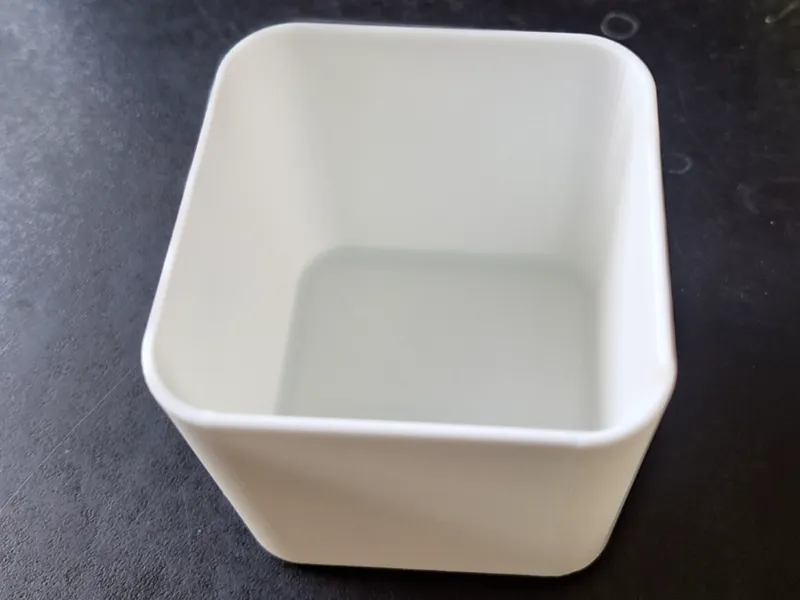 Container for 235 x 235mm tray with 9 compartments
