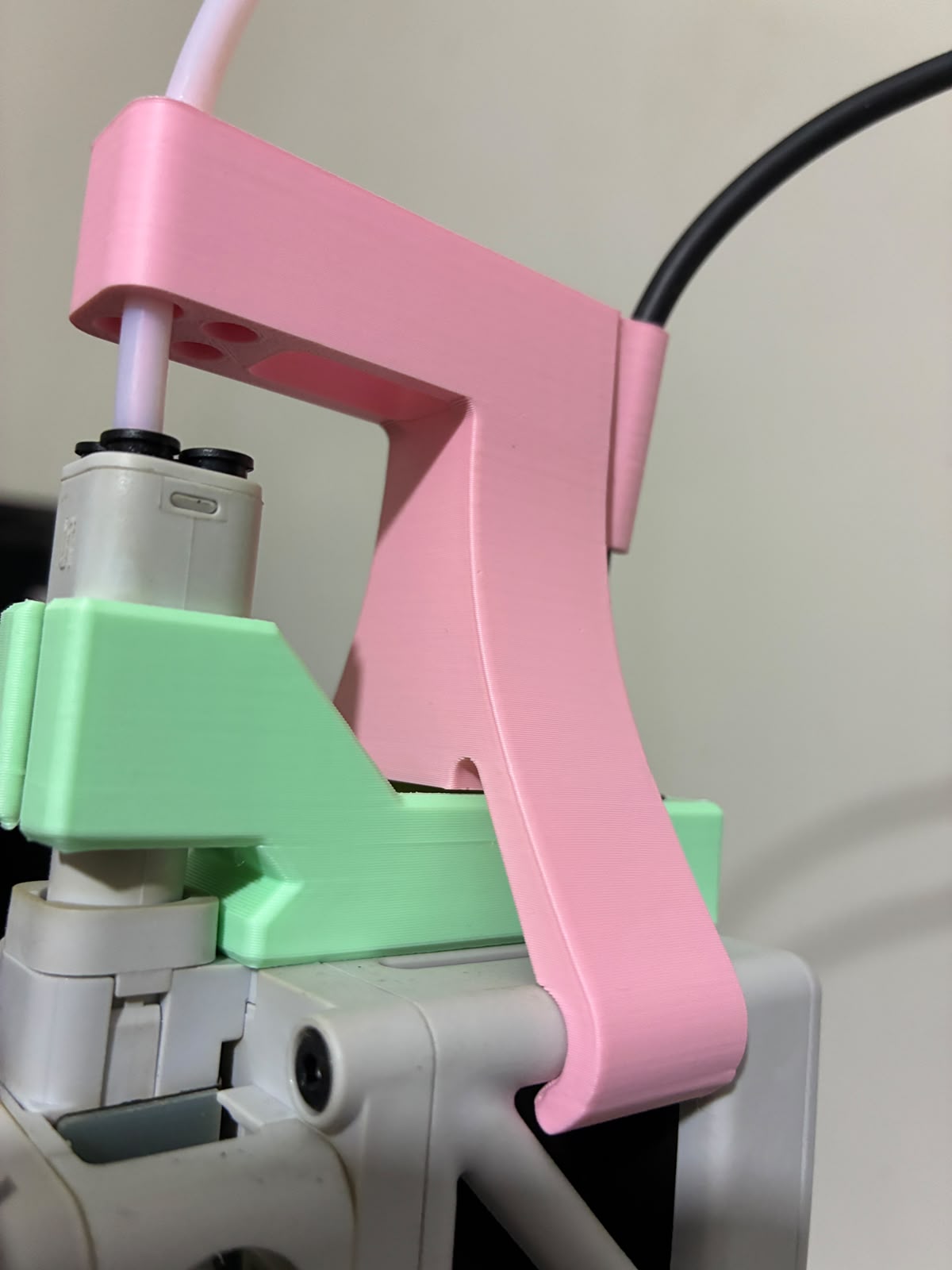 Modelo para impresión 3D: Protetor HUB e Protetor Cabos PTFE — vista de referencia 3