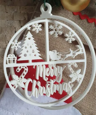 Frosty Magic 3D Ornament