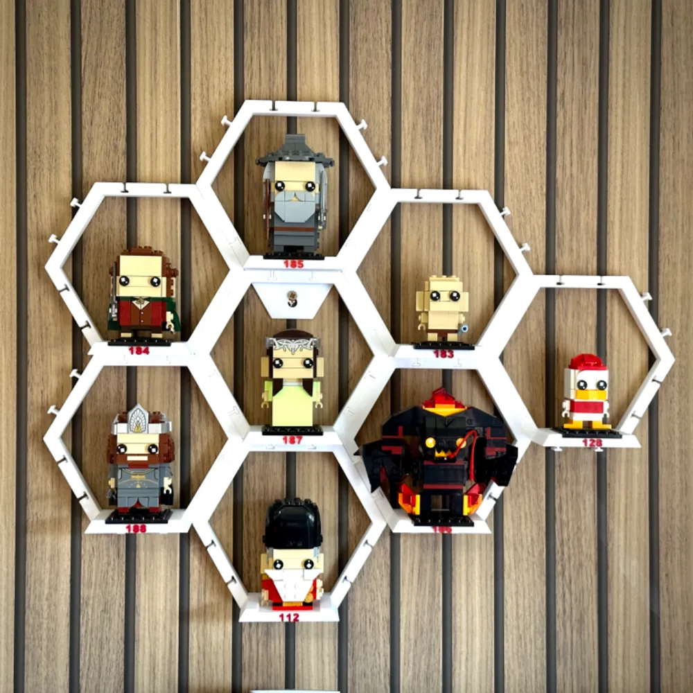 Brickheadz BRICK Compatible Wall Mount - Free 3D Print Model - MakerWorld