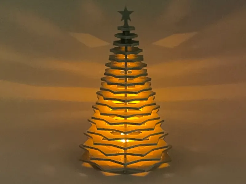 Christmas Tree Puzzle for LED Tealight