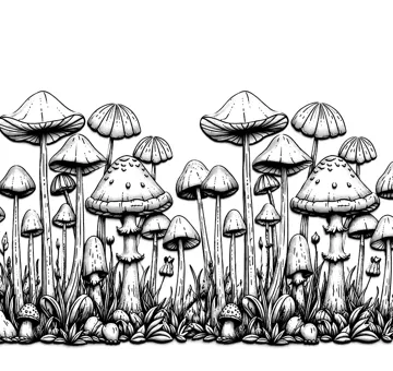 Modelo para impresión 3D: Texture Roller V402 | Mushrooms — vista de referencia 4