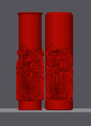 Modelo para impresión 3D: Texture Roller V402 | Mushrooms — vista de referencia 5