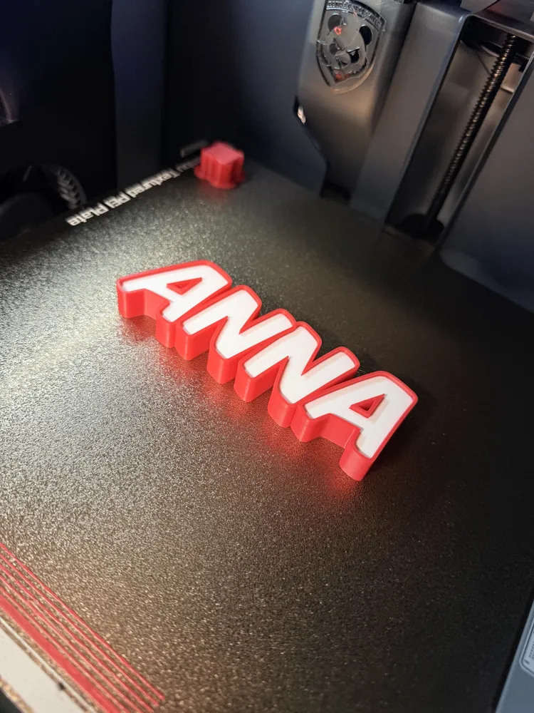 Anna Namesign - Free 3D Print Model - MakerWorld