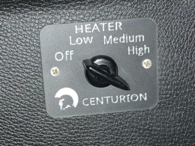 Centurion Ri257 Heater Control Plate Replacement