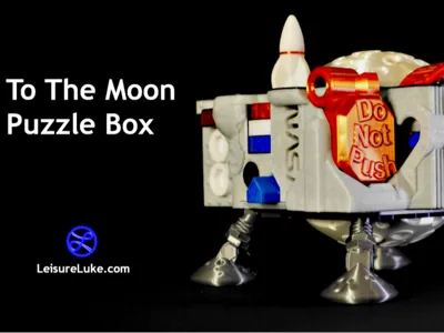 To The Moon Puzzle Box by Leisure Luke