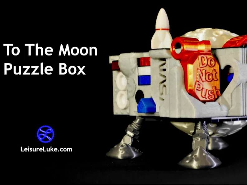 To The Moon Puzzle Box by Leisure Luke
